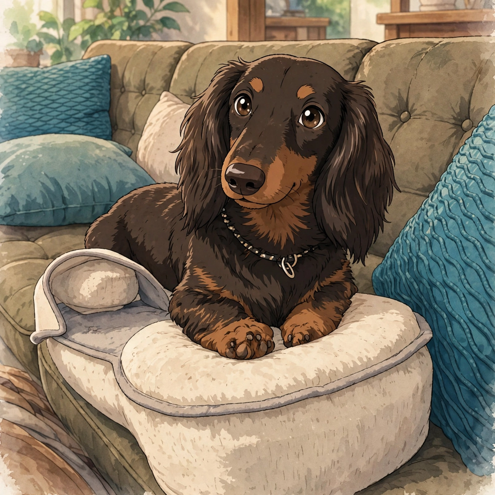 Scooby cartoon portrait